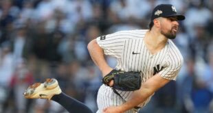 New York Yankees pitcher Carlos Rodón injures hamstring while rehabbing from elbow surgery